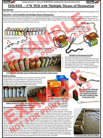 CIED Advanced Poster Series - ISIS Devices: Booby Trapped Command Wire IED