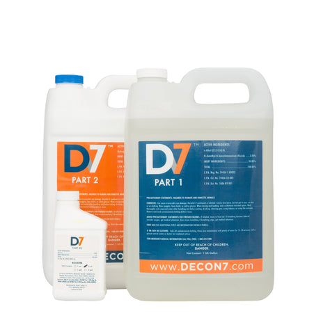 D7 Multi-Use Disinfectant / Decontaminant - 2 Gallon Kit