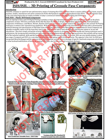 CIED Advanced Poster Series - ISIS Devices: Printing Grenade Fuses & Components