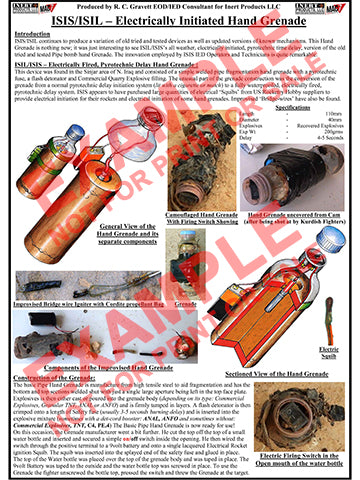 CIED Advanced Poster Series - ISIS Devices: Electrically Fired Hand Grenade (1 of 3)