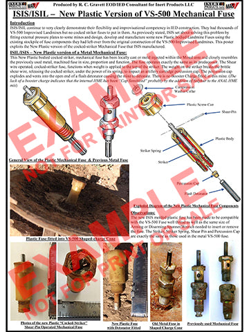 CIED Advanced Poster Series - ISIS Devices: Improvised Plastic Fuze for VS-500