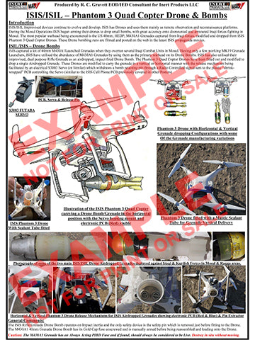 CIED Advanced Poster Series - ISIS Devices: Phantom 3 Quad Copter Drone & Bombs