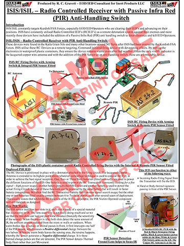 CIED Advanced Poster Series - ISIS Devices: Booby Trapped RC Receiver Firing Device