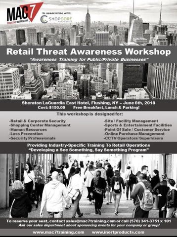 Retail Threat Awareness Workshop