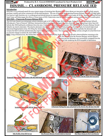 CIED Advanced Poster Series - ISIS Devices: Pressure Release IED in Classroom